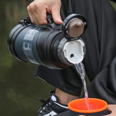 Специализированная 2600ml/3200ml Большой емкости Термосная бутылка из нержавеющей стали для спорта на открытом воздухе и путешествий