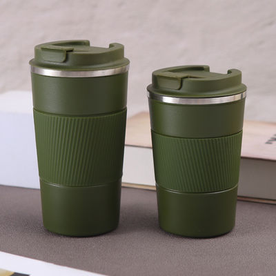 Чашка с водой из нержавеющей стали с винтовой крышкой 380 мл 510 мл Custom Logo Wide Mouth Coffee Mug