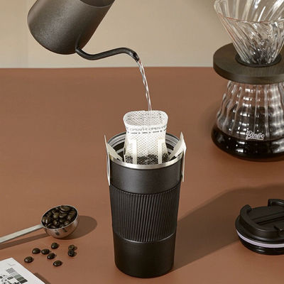 Чашка с водой из нержавеющей стали с винтовой крышкой 380 мл 510 мл Custom Logo Wide Mouth Coffee Mug