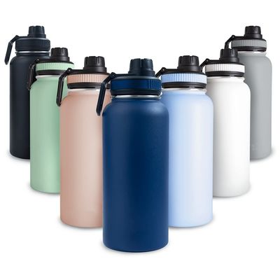 Вакуумные бутылки Термосы 32OZ индивидуальный логотип Нержавеющая сталь двойная стена Термо бутылка