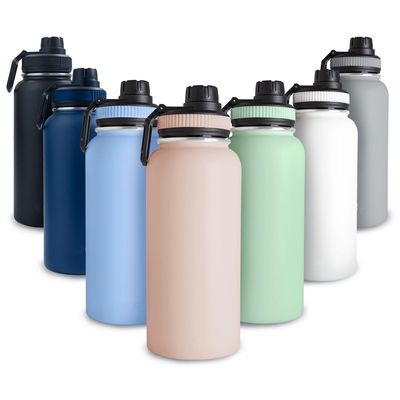 Вакуумные бутылки Термосы 32OZ индивидуальный логотип Нержавеющая сталь двойная стена Термо бутылка