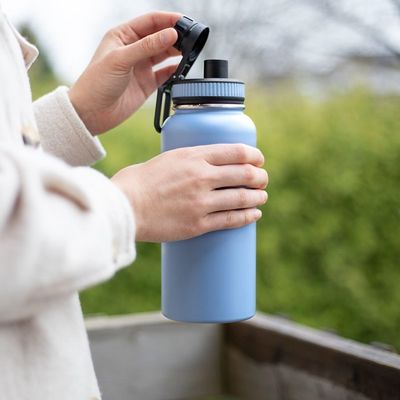 Вакуумные бутылки Термосы 32OZ индивидуальный логотип Нержавеющая сталь двойная стена Термо бутылка