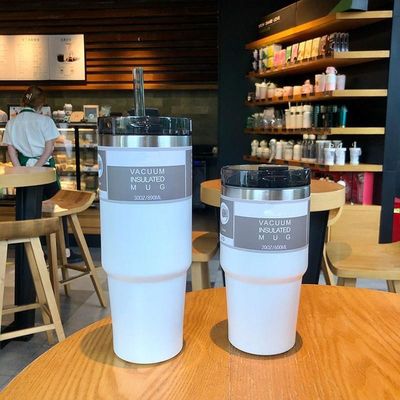 Специальный дизайн 20OZ 30OZ Бутылка с водой из нержавеющей стали Красочная соломенная вакуумная изоляция