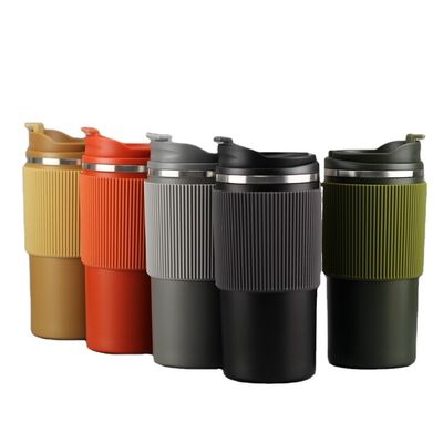 Современный 15OZ Термос Флакон портативный изолированная нержавеющая сталь бутылка с водой