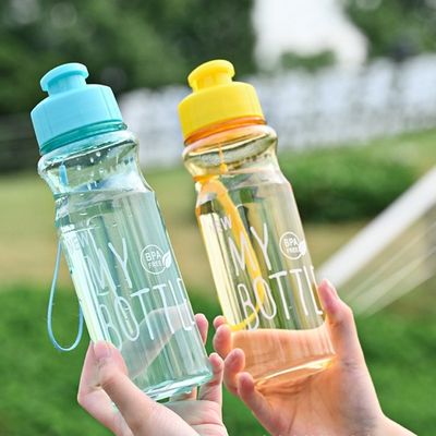 500 мл экологически чистый пластиковый бутылка с водой без BPA с ручкой для путешествий