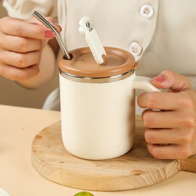 500 мл стальной чашки для кофе с широким ртом