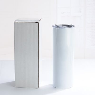 20oz/30oz на заказ Цвет Сублимация Пустой Нержавеющая Сталь Тонкие Прямые Кубки Tumbler С Соломой