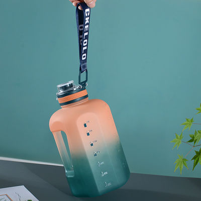Коммерческий покупатель Custom Logo 1.6L 2.2L бутылка с водой для спортзала спортивный кубок Пластмассовые путешествия