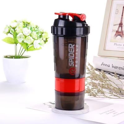 Unisex Custom Logo 500ml Bpa Free Shaker Bottle PP Milk Shake Cup Protein Powder Fitness Gym Спортивная бутылка с водой с смесительным мячом