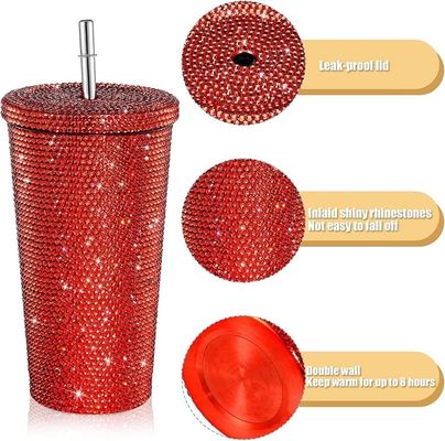 500 мл/750 мл Tumbler индивидуальный цвет двойной изоляции из нержавеющей стали наружной бутылки для путешествий с соломинками