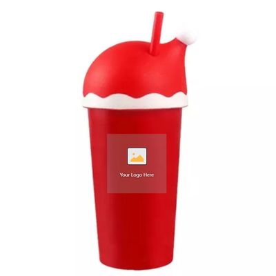 20 OZ рождественские кофейные кружки 600 мл роскошный персональный логотип новинка соломенная чашка на Рождество