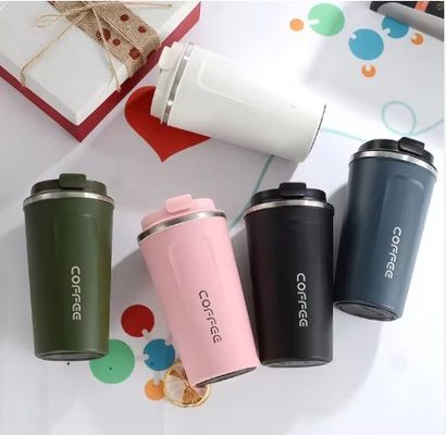 Tumbler Экологически чистый Нержавеющая сталь для путешествий Кофейная кружка Вакуумная изолированная многоразовая чашка