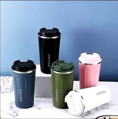 Tumbler Экологически чистый Нержавеющая сталь для путешествий Кофейная кружка Вакуумная изолированная многоразовая чашка