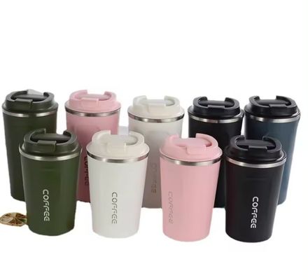 Tumbler Экологически чистый Нержавеющая сталь для путешествий Кофейная кружка Вакуумная изолированная многоразовая чашка