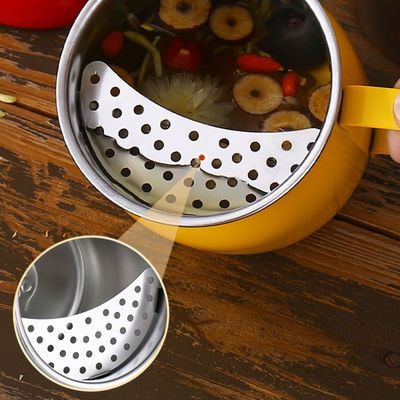 Нержавеющая сталь полумесяц фильтр фруктовый чайный стакан портативный кружка с несколькими цветами