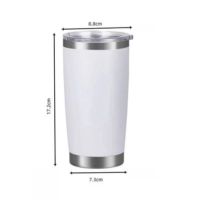 20 унций двойной стены вакуумный изолированный автомобиль Tumbler Custom Logo Powder Coated Travel Coffee Mug