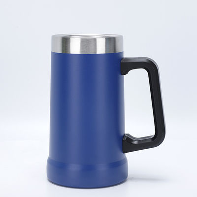 24oz вакуумная двойная стена 304 нержавеющая сталь кофейная пивная чашка с ручкой идеально подходит для повседневного использования