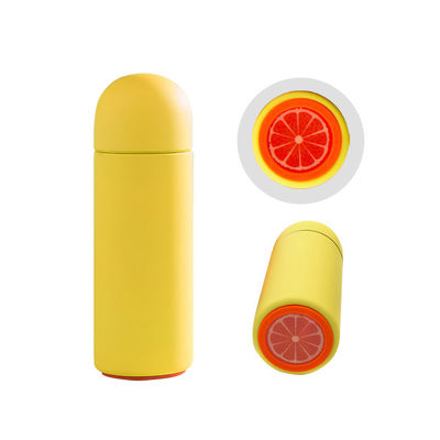 Сериз Custom Logo Soft Touch 260ml Двойная стена Изолированная вакуумная бутылка цветная бутылка с водой из нержавеющей стали