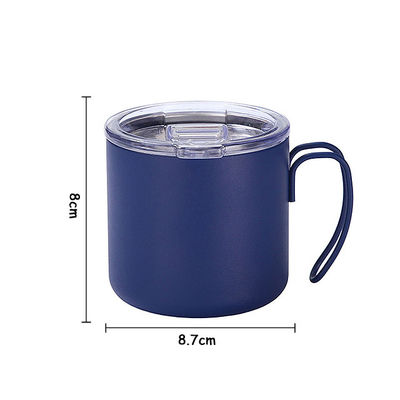 Цветная ручка из нержавеющей стали Путешественная кофейная кружка Термоизоляционная производительность Никакая