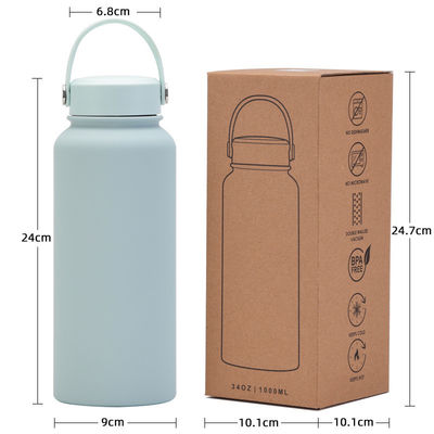 Вакуумно-изолированная бутылка с индивидуальным логотипом 2023 Candy Color Stainless Steel Sports Kettle