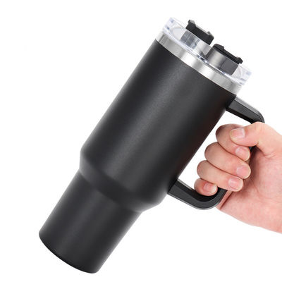 Настроенный Tumbler Cup Logo Стальной Вакуум Изолированные 40oz Кофейные кружки с ручкой для путешествий