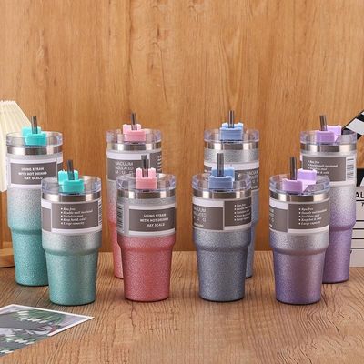 ALL 304 из нержавеющей стали изолированная чашка для ледяных слитков 30OZ 20OZ Двухстенная чашка для автомобиля для вечеринки
