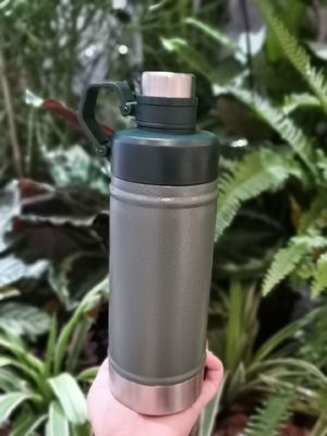 Желтая изолированная нержавеющая сталь спортивная бутылка с водой без BPA вакуумная бутылка 18 унций 25 унций бутылки с водой
