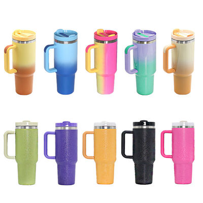 Нержавеющая сталь 40OZ Adventure Custom Logo Travel Tumbler с ручкой