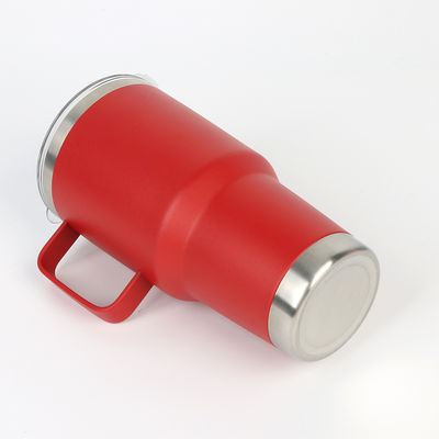 Custom Logo Printed Straw Cup 30oz Tumbler из нержавеющей стали для долговечных путешествий на открытом воздухе