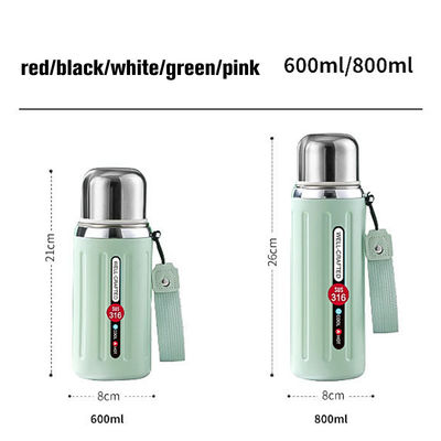 Custom Logo 600ml 800ml из нержавеющей стали изолированная бутылка с водой с приемлемым OEM/ODM