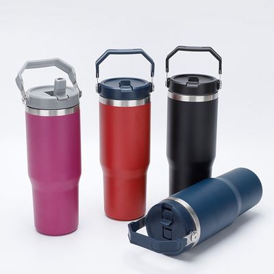 Нержавеющая сталь Flip Сламка Tumbler 30 унций вместимость BPA свободный Мэтный цвет Популярный выбор